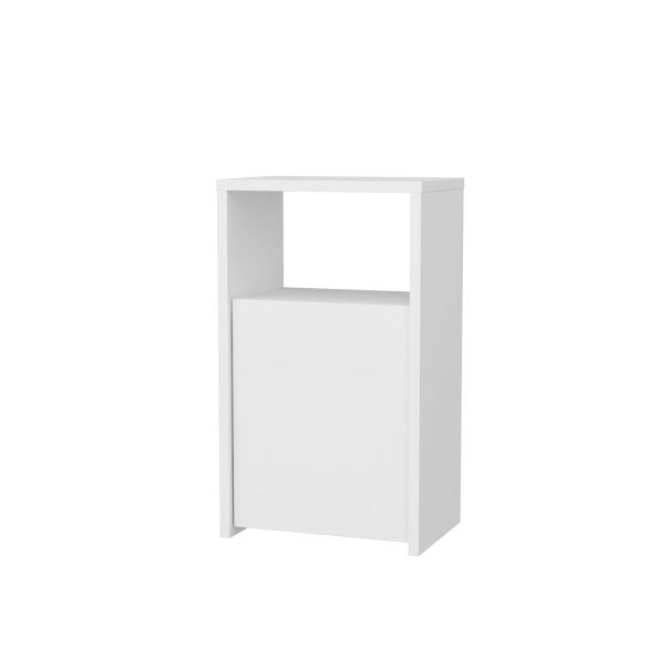 HANAH HOME Noćni ormarić Carlin, bela - 322RTC1625