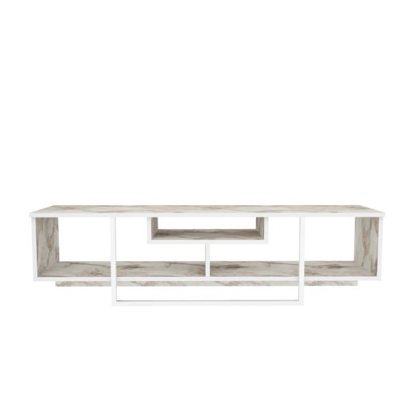 HANAH HOME TV komoda Asal, mermer bela - 322RTC2112