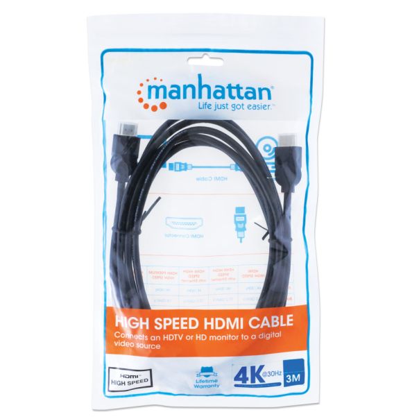 MANHATTAN Kabl 306126 HDMI M/M 4K/30Hz, 3m - 38639-1