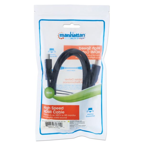 MANHATTAN Kabl HDMI M/M 4K/30Hz, 1,8m - 38674
