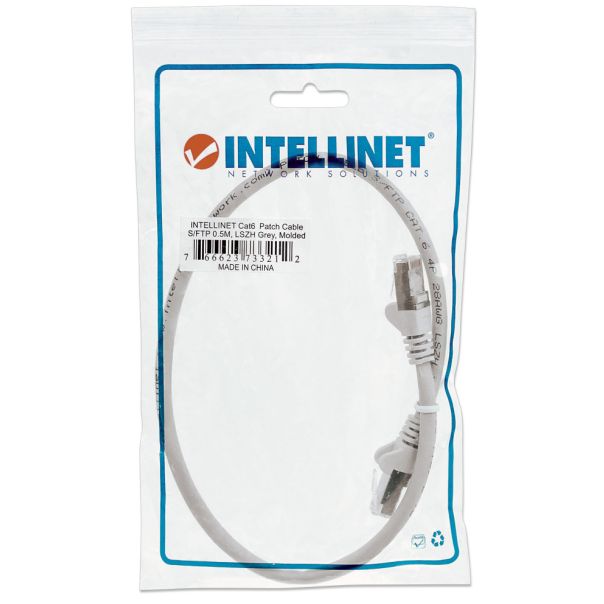 INTELLINET LAN SFTP kabl 733212 Cat6 CU/Sivi/0,5m - EP2820315