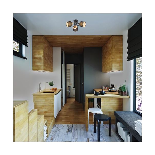 Rabalux Spot rasveta Miguel E14 3x MAX 40W hrast (3246) - 3246