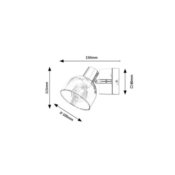 Rabalux Spot rasveta Tarien E14 1x MAX 40W hrom (3248) - 3248