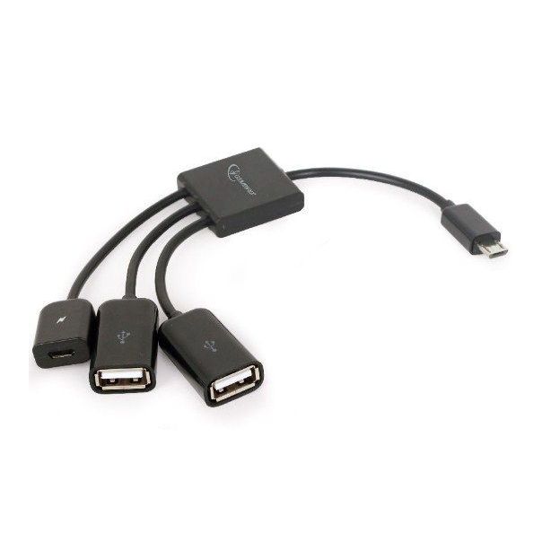 GEMBIRD Adapter, 2xUSB na Micro USB, UHB-OTG-02 OTG - 16639