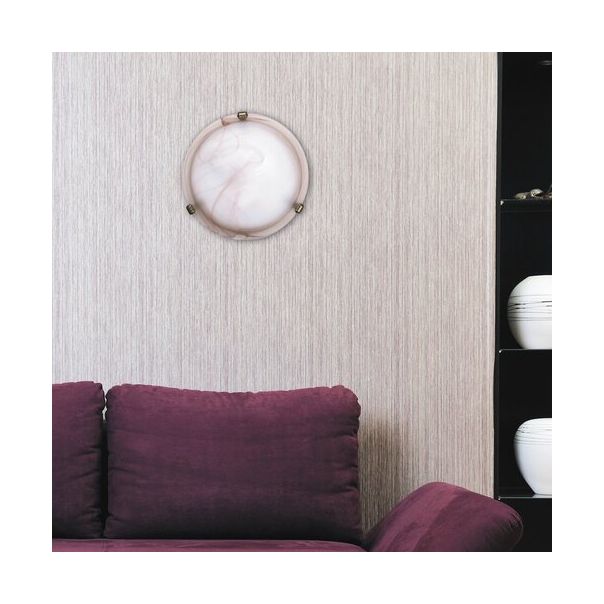 Rabalux Plafonjera Alabastro E27 1x MAX 60W alabaster - duvan braon (3253) - 3253