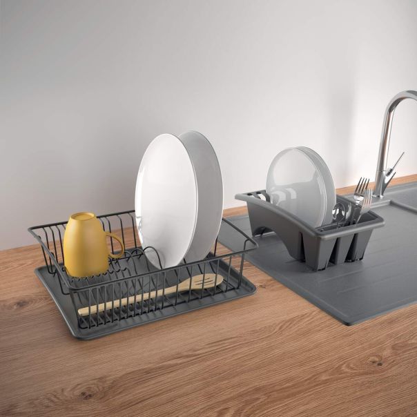 METALTEX Oceđivač za posuđe AquatexPlus Lava, crna/antracit - 325526 000