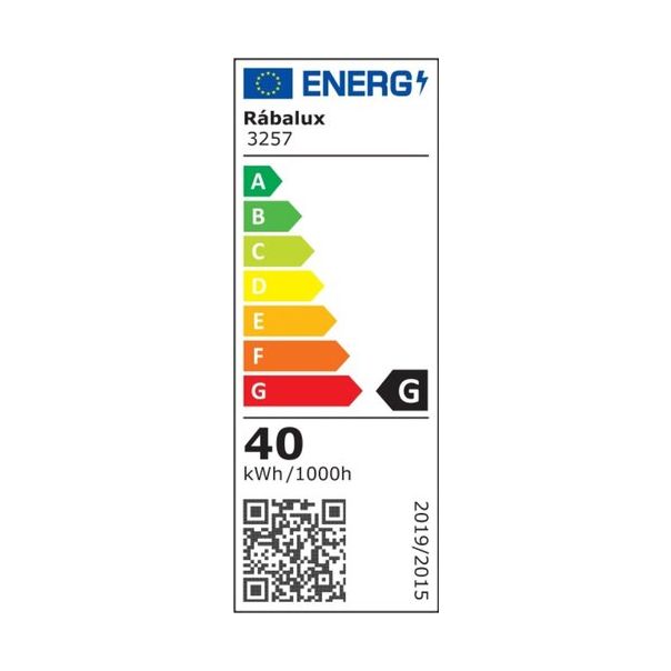 Rabalux Visilica Meridia LED 40W mat crno (3257) - 3257