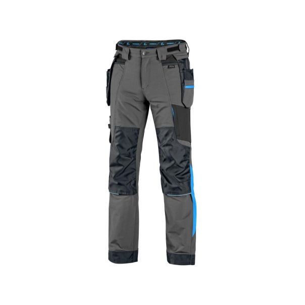 CANIS Radne pantalone Naos HV plava, siva/crna - 61090