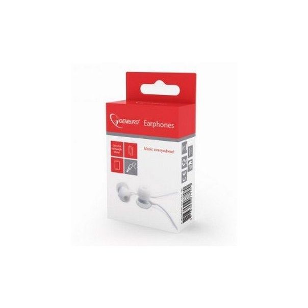 GEMBIRD Bubice, MHP-EP-001-W, 3,5mm, bela - 2314-1