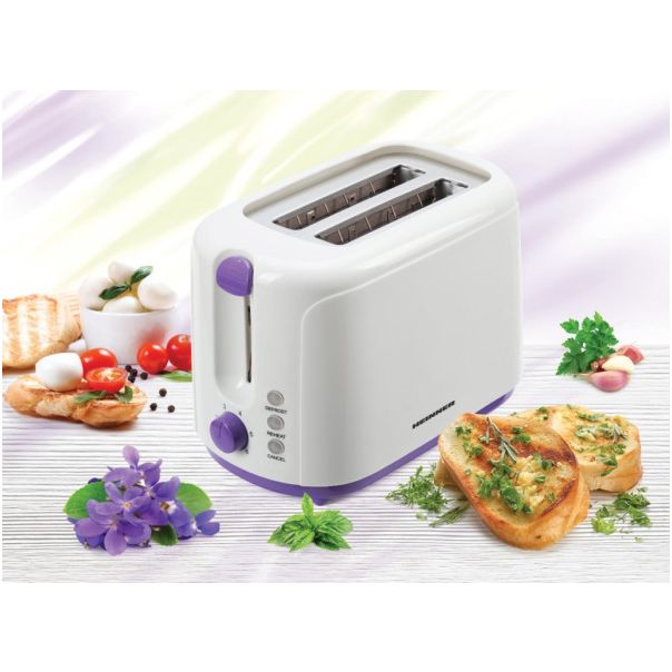 HEINNER Toster za hleb TP-750UV, bela/ljubičasta - 38717-1