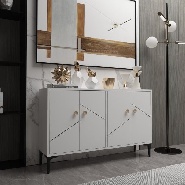 HANAH HOME TV komoda Cria, bela - 327ODS1136