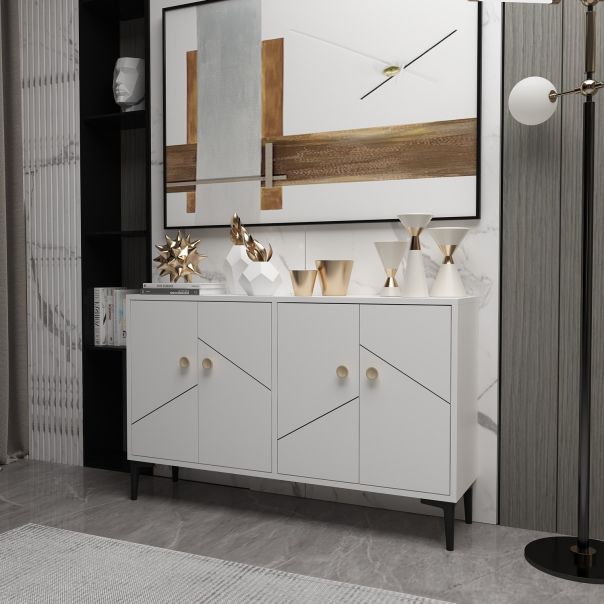 HANAH HOME TV komoda Cria, bela - 327ODS1136