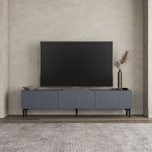 HANAH HOME TV komoda Oscar, antracit - EP3057017