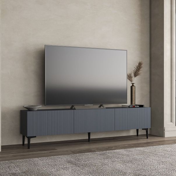 HANAH HOME TV komoda Oscar, antracit - EP3057017