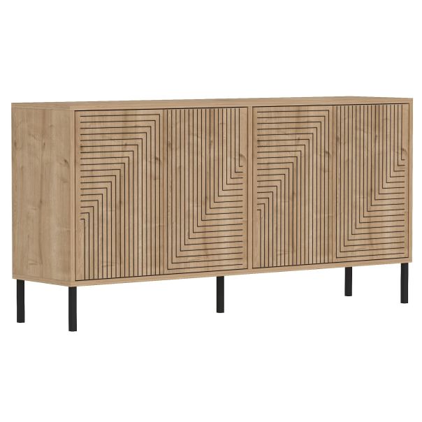 HANAH HOME Komoda Evolet, svetlo braon - EP3057050