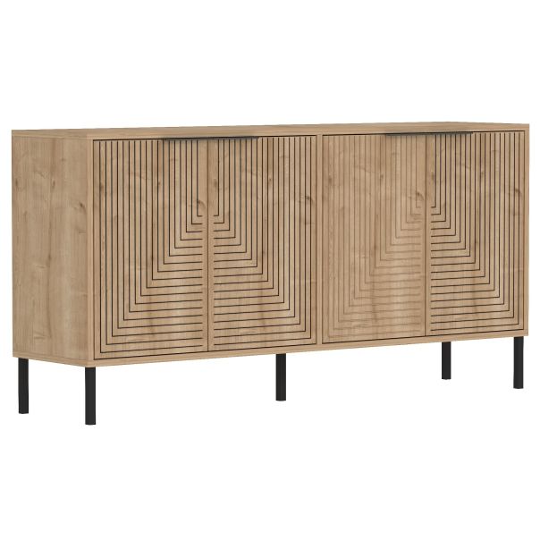 HANAH HOME Komoda Lurea, svetlo braon - EP3057056