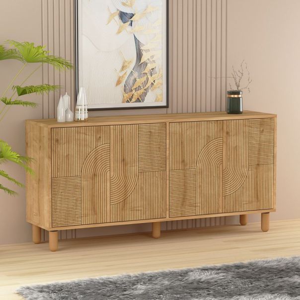 HANAH HOME Komoda Desso, svetlo braon - EP3057062