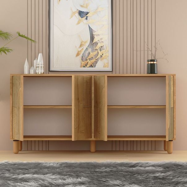 HANAH HOME Komoda Desso, svetlo braon - EP3057062