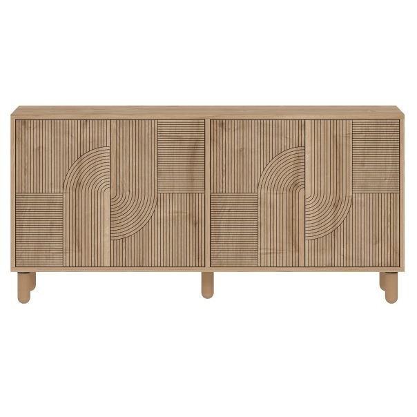 HANAH HOME Komoda Desso, svetlo braon - EP3057062