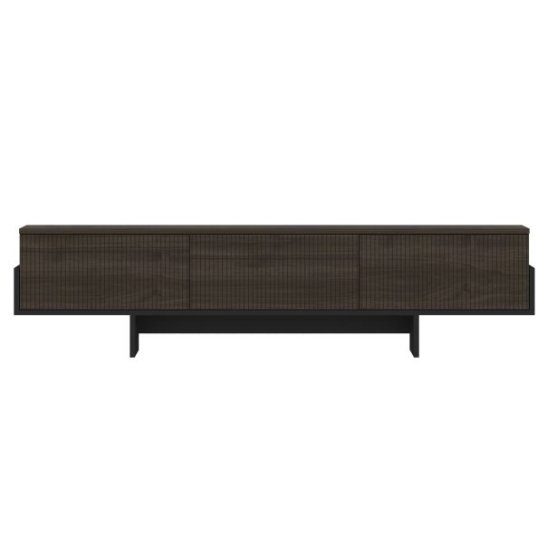 HANAH HOME TV komoda Hege, braon/crna - EP3057134
