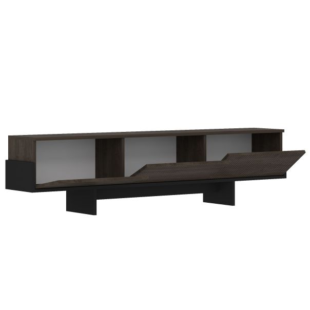 HANAH HOME TV komoda Hege, braon/crna - EP3057134