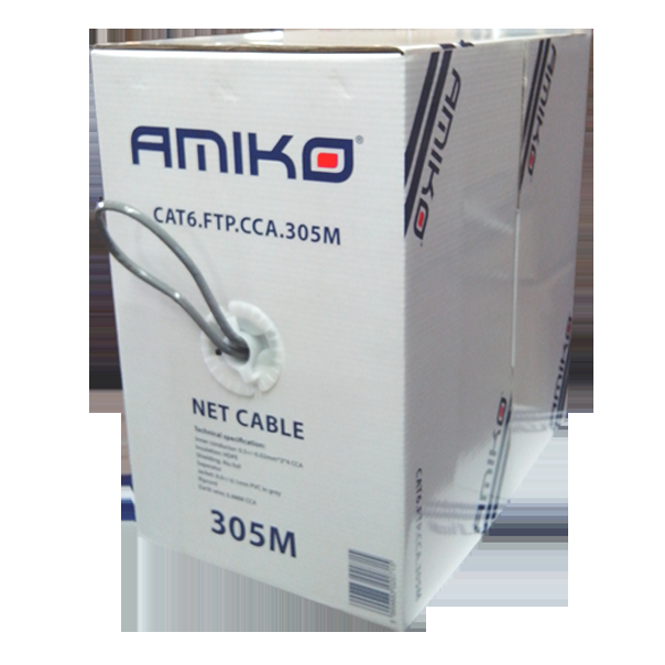 Amiko Mrežni FTP kabel, CAT6, CCA, 305 met - CAT6 FTP CCA 305m - EP2963369