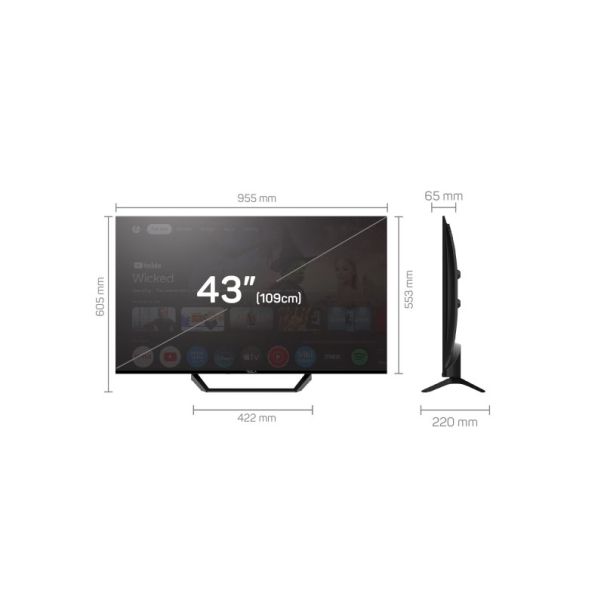 TESLA Televizor 43E655BFS, Full HD, Google TV Smart - EP2796869