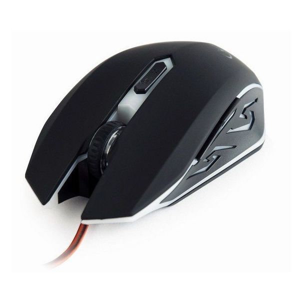 GEMBIRD MUSG-001-R Gejmerski mis opticki sa crvenim osvetljenjem 400-2400Dpi - 1675-1-1