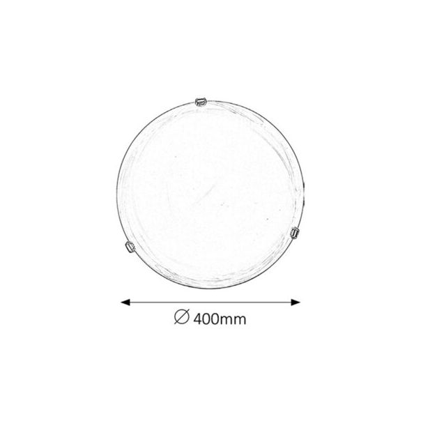 Rabalux Plafonjera Alabastro E27 2x MAX 60W belo staklo - alabaster (3301) - 3301