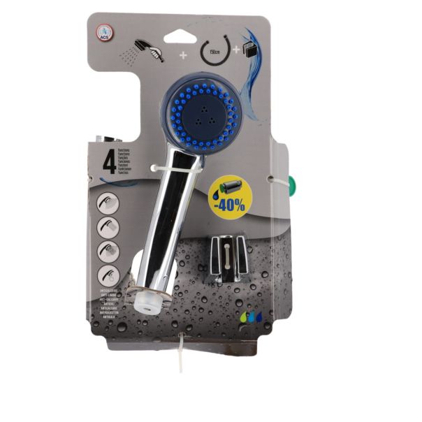 TENDANCE Tuš set sa 3 funkcije 1,5m/ø8cm nerđajući čelik/abs hrom - 3301102