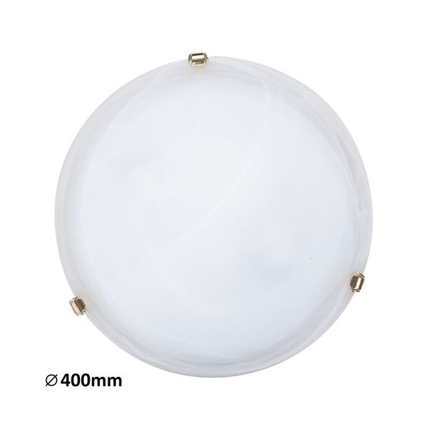 Rabalux Plafonjera Alabastro E27 2x MAX 60W belo staklo - alabaster (3301) - 3301