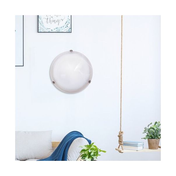 Rabalux Plafonjera Alabastro E27 2x MAX 60W belo staklo - alabaster (3302) - 3302