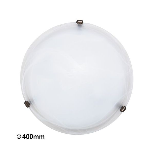 Rabalux Plafonjera Alabastro E27 2x MAX 60W belo staklo - alabaster (3303) - 3303
