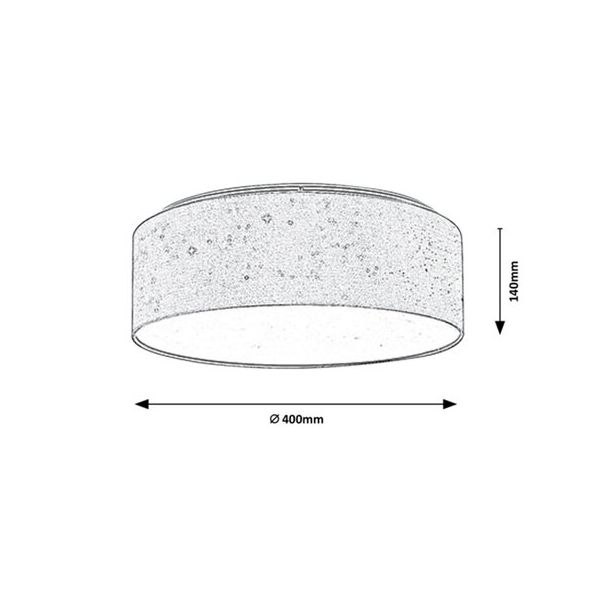 RABALUX Plafonjera Otilia LED 22W - 3307