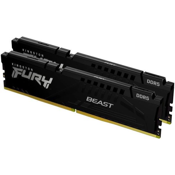 KINGSTON RAM DDR5 16GB (2x8GB) 5600MHz Fury Beast KF556C40BBK2-16 - 39288