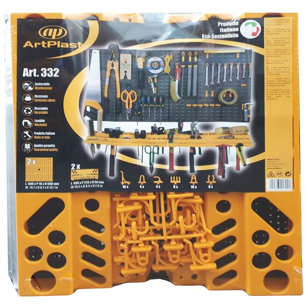 ARTPLAST Organizacioni paneli za radionice, set od 2 kom, 500 x 500 mm, 332-ART - 332-ART