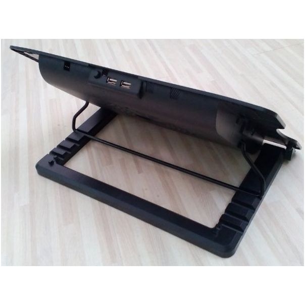 GEMBIRD Hladnjak za laptop 15-17'' N2000FS 140mm Fan-Control, 2xUSB 370x265mm Ergo Stand(631) 19071 - 19071