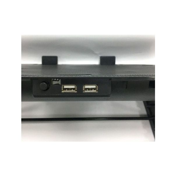 GEMBIRD Hladnjak za laptop 15-17'' N2000FS 140mm Fan-Control, 2xUSB 370x265mm Ergo Stand(631) 19071 - 19071