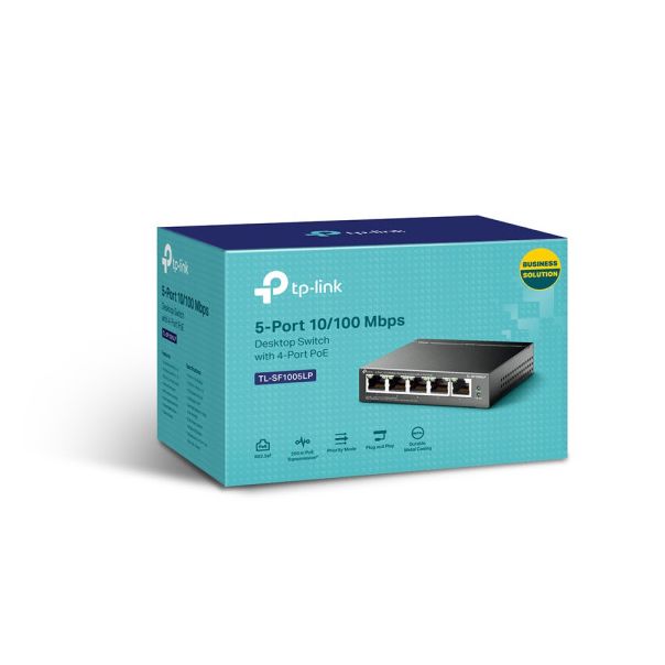 TP LINK LAN Switch TP-LINK TL-SF1005LP 10/100 5port (4 PoE) - EP2751238