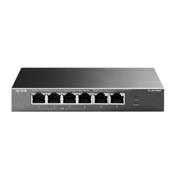 TP LINK LAN Switch TP-LINK TL-SF1006P 6-port 10/100 4-Port PoE+ - 39144