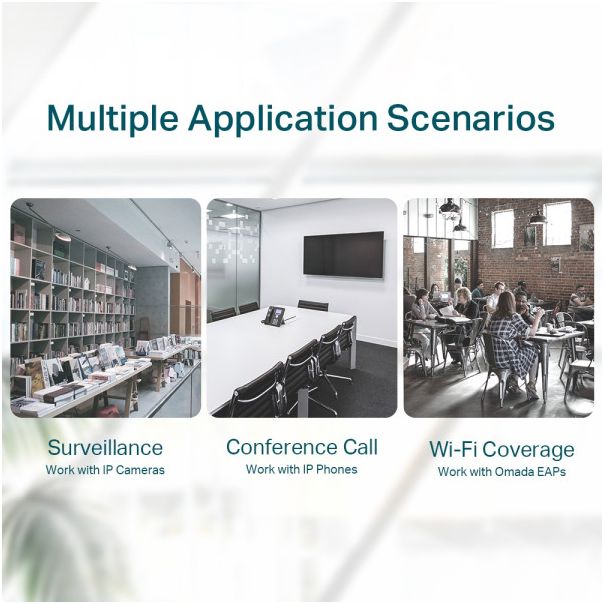 TP LINK LAN Switch TP-LINK TL-SF1006P 6-port 10/100 4-Port PoE+ - 39144