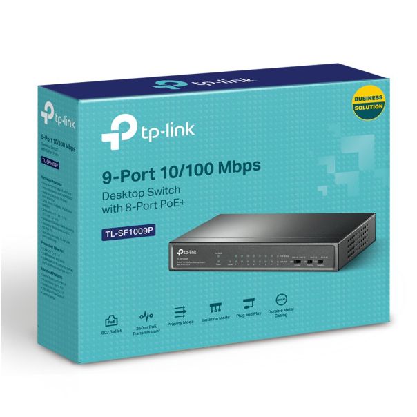 TP LINK LAN Switch TP-LINK TL-SF1009P 9port 10/100Mbs/8 PoE - EP2759919