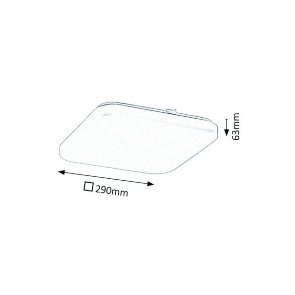 Rabalux Plafonjera Rob LED 20W bela (3340) - 3340