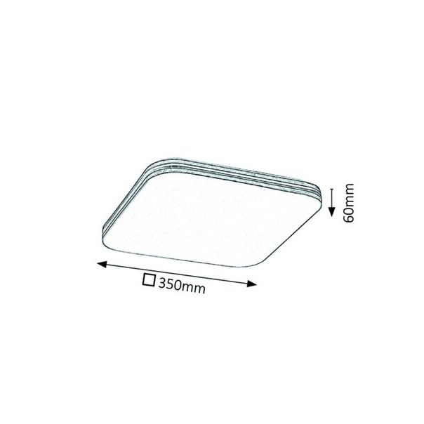 RABALUX Plafonjera Oscar LED 18W - 3346