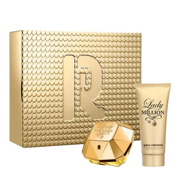 Paco Rabanne Lady Million Set EDP 80ml + Body Lotion 100ml - EP3024669