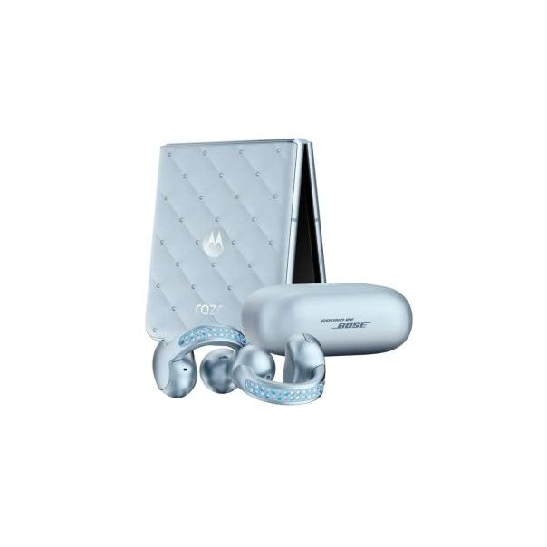 MOTOROLA Razr 60 8/256GB + moto buds loop Swarovski Edition, srebrna - EP2851338