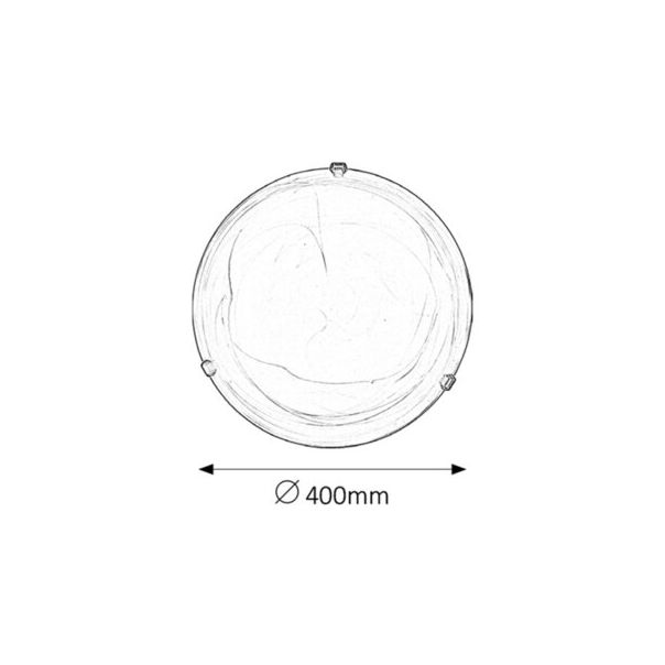 Rabalux Plafonjera Alabastro E27 2x MAX 60W alabaster - duvan braon (3353) - 3353