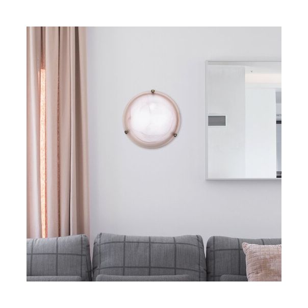 Rabalux Plafonjera Alabastro E27 2x MAX 60W alabaster - duvan braon (3353) - 3353