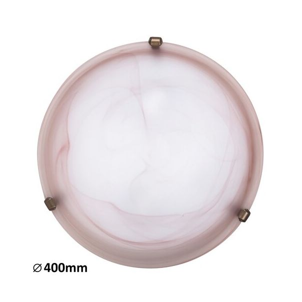 Rabalux Plafonjera Alabastro E27 2x MAX 60W alabaster - duvan braon (3353) - 3353