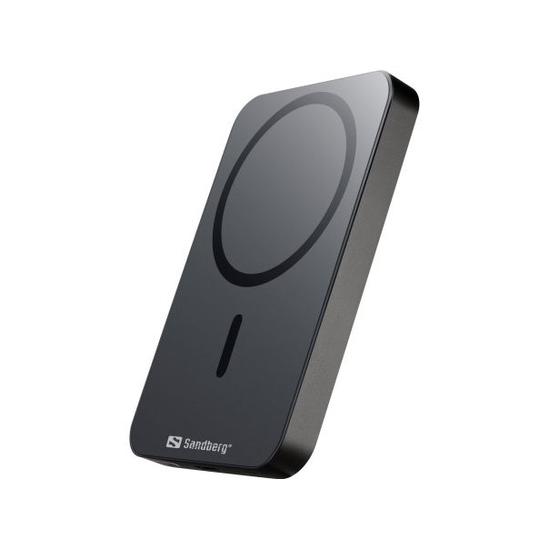 SANDBERG Powerbank Mag 420-96, Wireless ALU, 5000 mAh - 39623-1